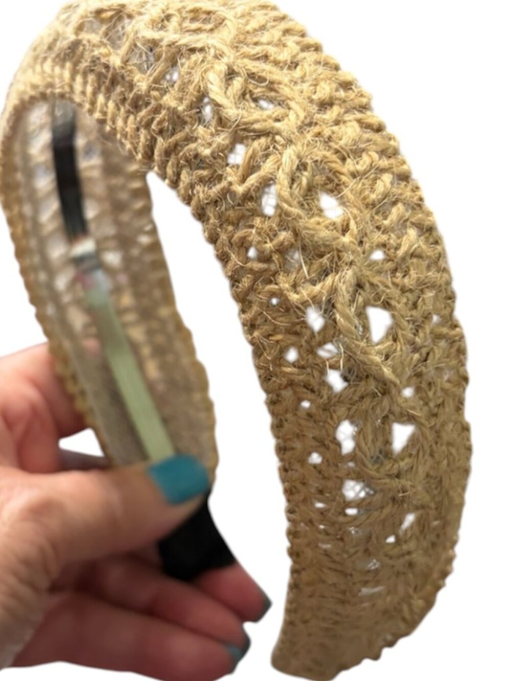 RAFIA HEADBAND NATURAL COLOR